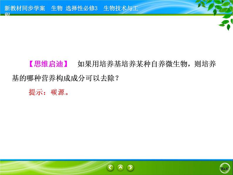 2021-2022学年高中生物新人教版选择性必修3 微生物的基本培养技术 课件（72张）第6页