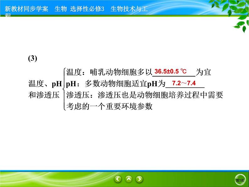 2021-2022学年高中生物新人教版选择性必修3 动物细胞培养 课件（81张）第7页