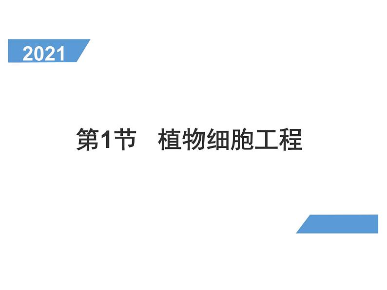 2.1.2 植物体细胞杂交技术 课件【新教材】 2020-2021学年人教版（2019）高二生物选择性必修三第1页