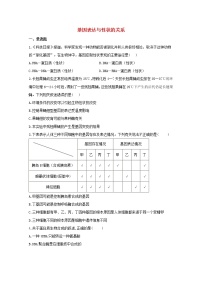 高中生物暑假作业11基因表达与性状的关系基础训练含解析