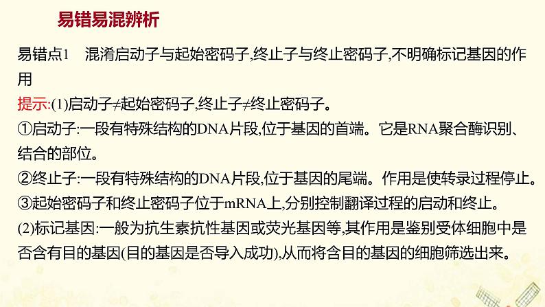 高中生物专题1基因工程模块提升课课件新人教版选修3第6页