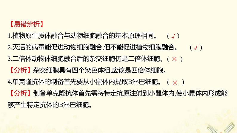 高中生物专题2细胞工程2.2动物细胞融合与单克鹿体课件新人教版选修307