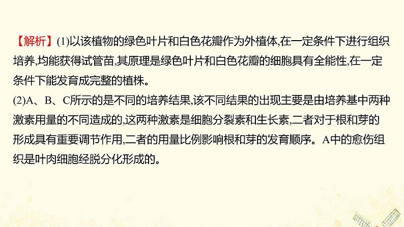 高中生物专题2细胞工程阶段提升课课件新人教版选修306