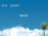 2021-2022学年高中生物新人教版选择性必修1  第4章 免疫调节 章末总结 课件（36张）