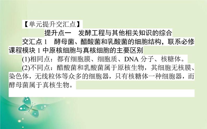 2021-2022学年高中生物新人教版选择性必修3 第1章 发酵工程 单元素能提升 课件（27张）03