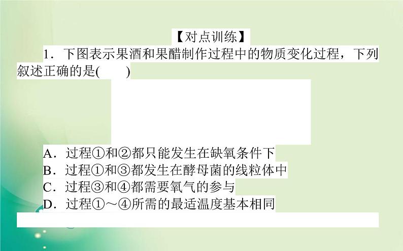 2021-2022学年高中生物新人教版选择性必修3 第1章 发酵工程 单元素能提升 课件（27张）05