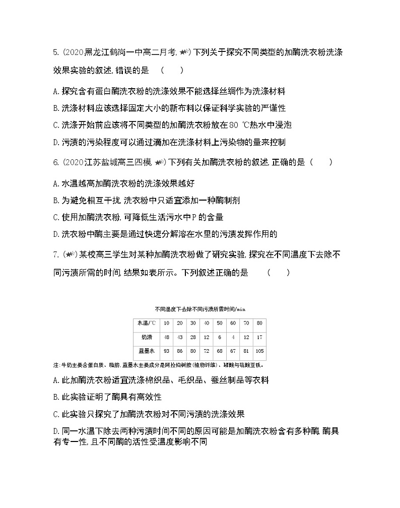 专题4 本专题复习提升-2022版生物选修1 人教版（新课标） 同步练习 （Word含解析）03