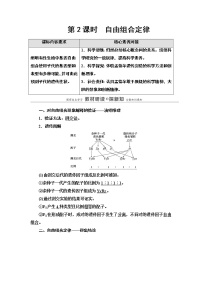 生物必修2《遗传与进化》自由组合定律第2课时教案