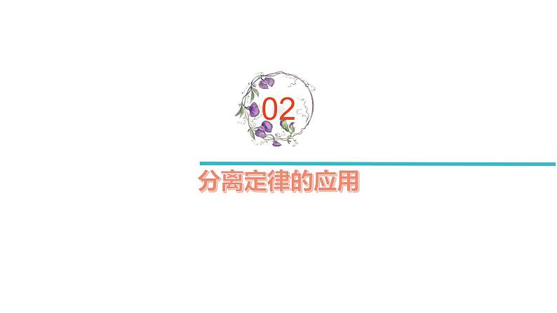 1.2.2 分离定律的应用-2020-2021学年高一生物同步备课系列（新苏教版（2020）必修2）课件PPT05