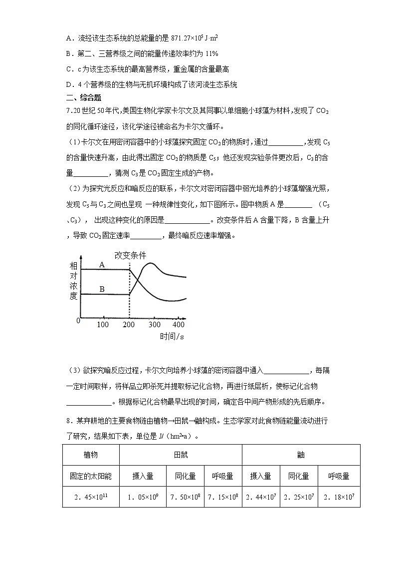 新疆喀什第六中学2021-2022学年高三12月联考生物试题03