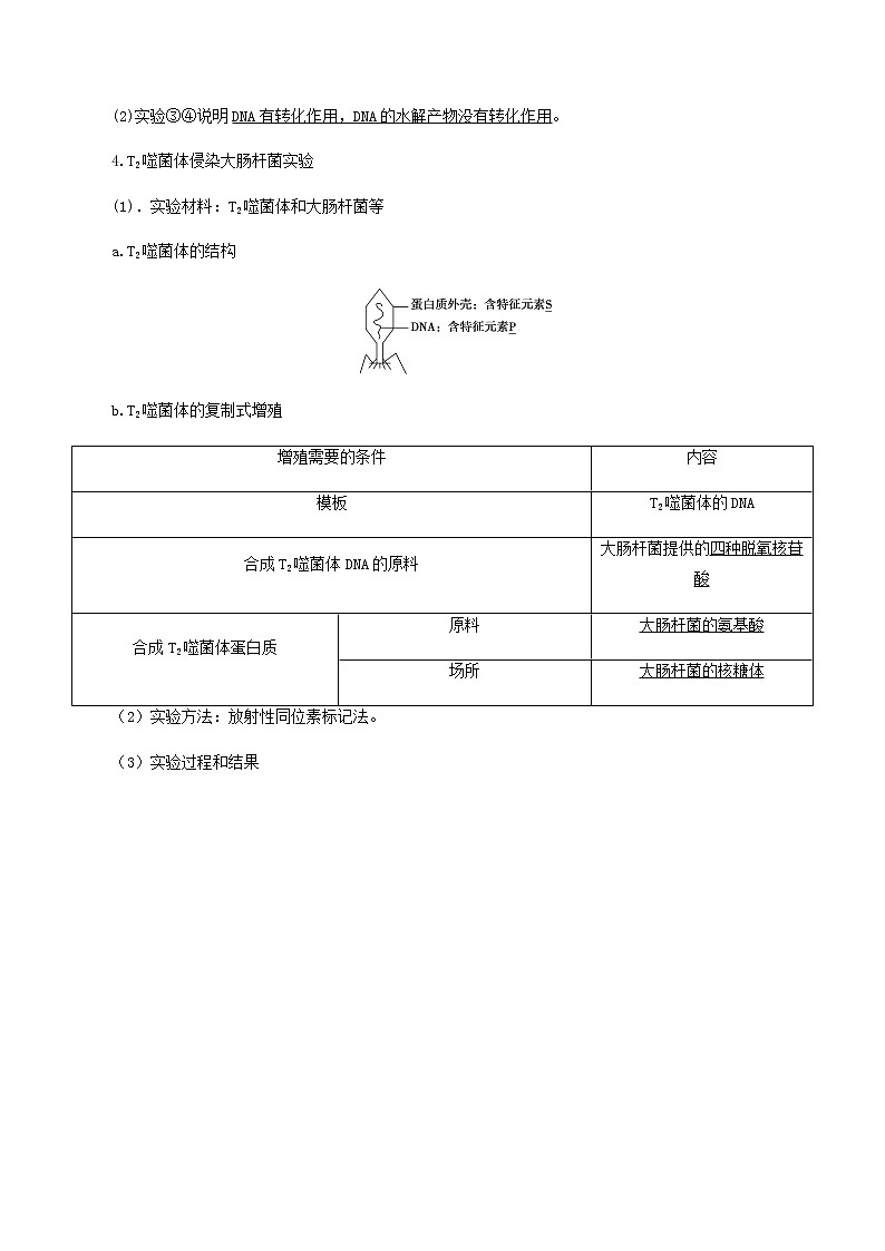 高一生物寒假作业同步练习题DNA是主要的遗传物质含解析第2页