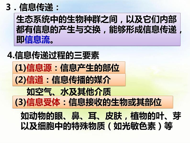 3.4 生态系统的信息传递 课件-2021-2022学年高中生物人教版（2019）选择性必修2第7页