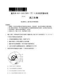 重庆市缙云教育联盟2022届高三下学期2月质量检测生物试题含解析