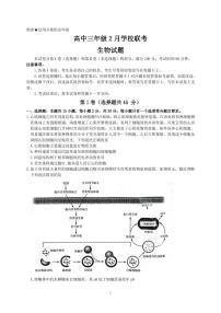 2022届山东省济南市高三下学期2月十一校联考生物试题 PDF版