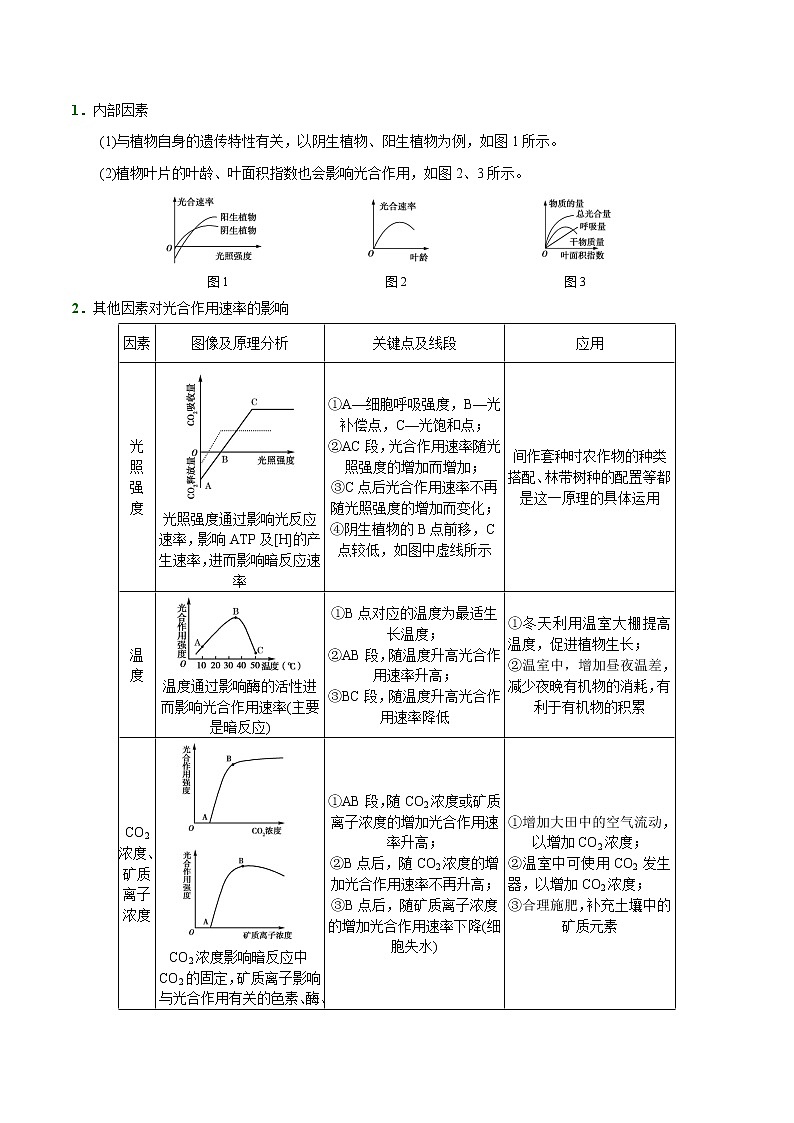 03 第3讲 能量之源——光与光合作用-备战2022年高考生物二轮复习三板斧之三——生物计算 试卷03