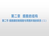 2.2 细胞膜控制细胞与周围环境的联系（1、2） 课件浙科版（2019）高中生物必修一(共40张PPT)