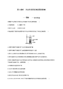 2021学年第五节 光合作用将光能转化为化学能第3课时习题