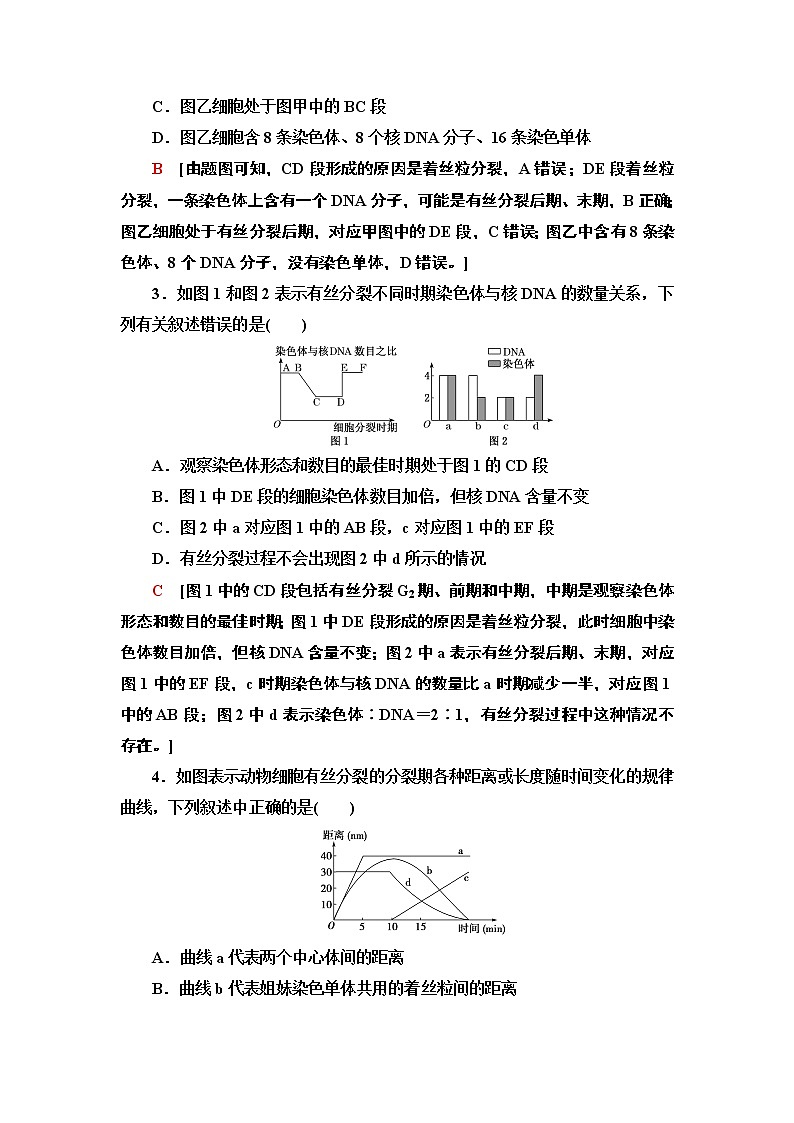 第4章　素能提升课 与有丝分裂有关的图像分析与应用 讲义 2020-2021学年浙科版（2019）高中生物必修一教案03