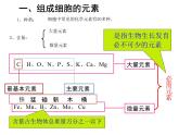 2.1 细胞中的元素和化合物 课件【新教材】人教版（2019）高中生物必修一(共25张PPT)