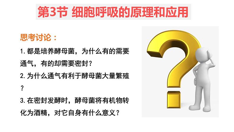 5.3 细胞呼吸的原理和应用 (1)课件【新教材】人教版（2019）高中生物必修一03
