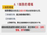 6.1 细胞增殖（1）课件【新教材】人教版（2019）高中生物必修一