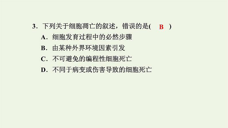 2021_2022学年新教材高中生物高效作业27细胞凋亡是编程性死亡课件浙科版必修第一册05