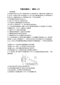 人教版新高考生物二轮复习专题训练--　酶和ATP