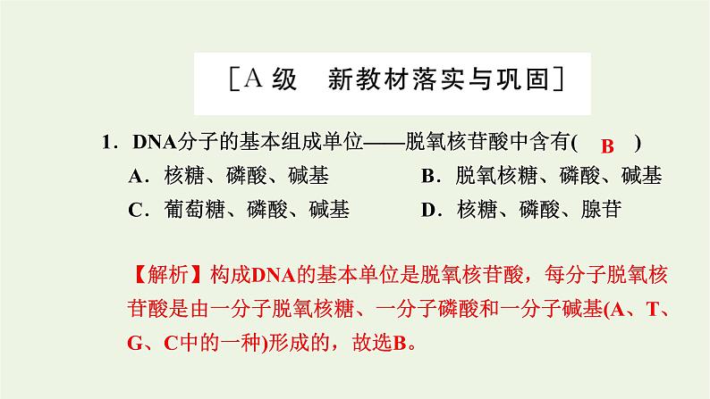 2021_2022学年新教材高中生物高效作业3蛋白质和核酸课件浙科版必修第一册第2页