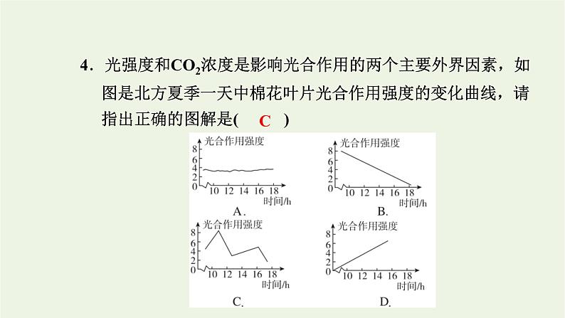 2021_2022学年新教材高中生物高效作业21环境因素影响光合速率一课件浙科版必修第一册05