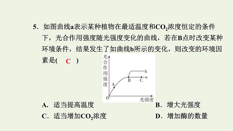 2021_2022学年新教材高中生物高效作业21环境因素影响光合速率一课件浙科版必修第一册07