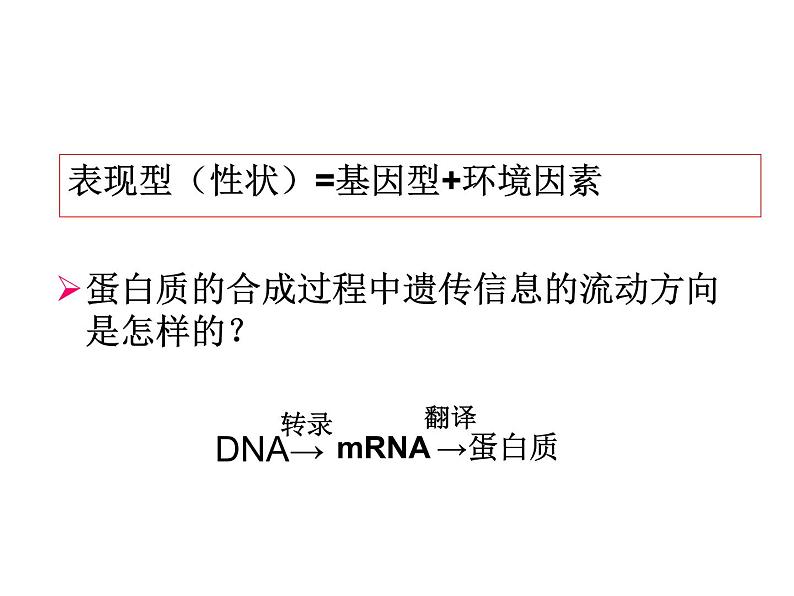 4.2基因表达与性状的关系课件2021-2022学年高一下学期生物人教版必修2第3页