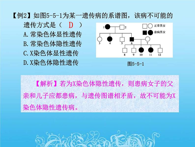 高中生物人教版必修2课件5.5 人类遗传病（二）（共13张PPT）第6页