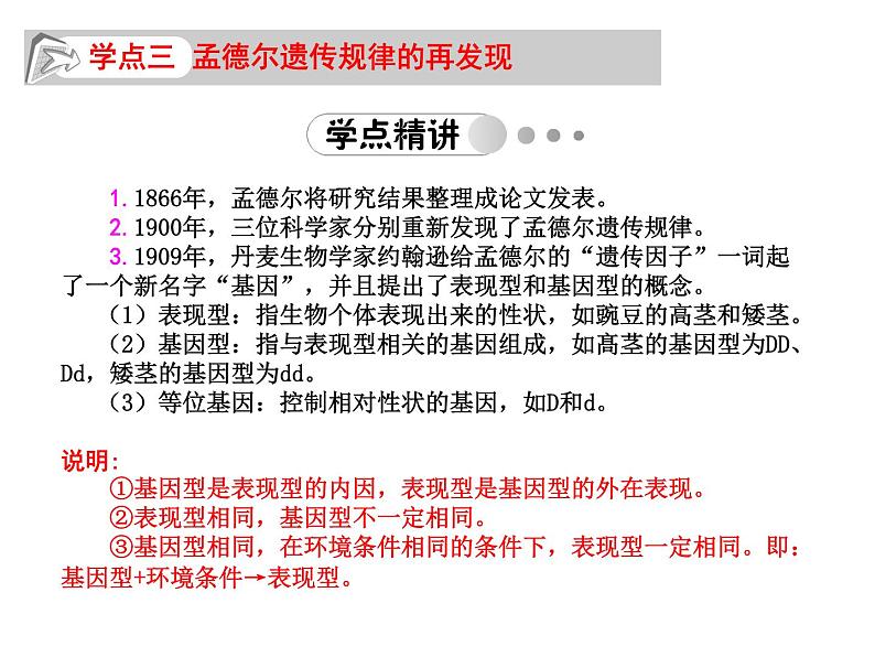 高中生物人教版必修2课件1.4 孟德尔的豌豆杂交实验（二）（共15张PPT）第7页