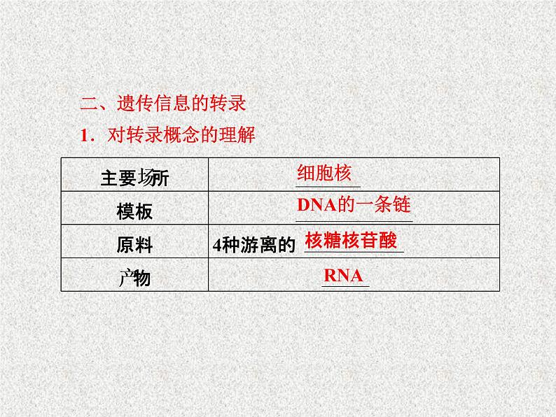 生物同步配套课件（人教版必修2）第4章第1节基因指导蛋白质的合成第5页