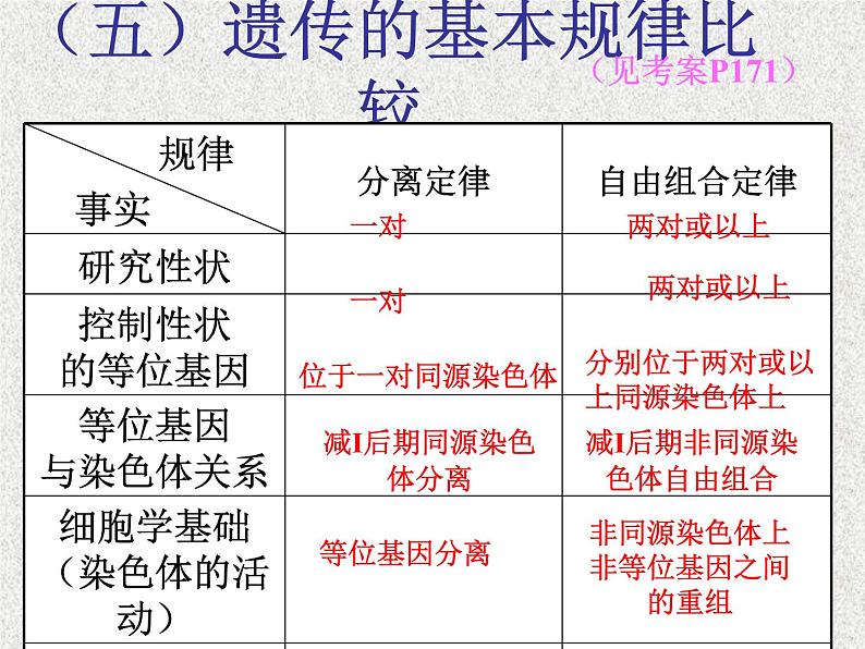 高考生物专题复习 基因的自由组合定律课件课件 新人教版第8页