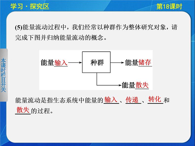 高中生物人教版必修3课件：5-18生态系统的能量流动第4页