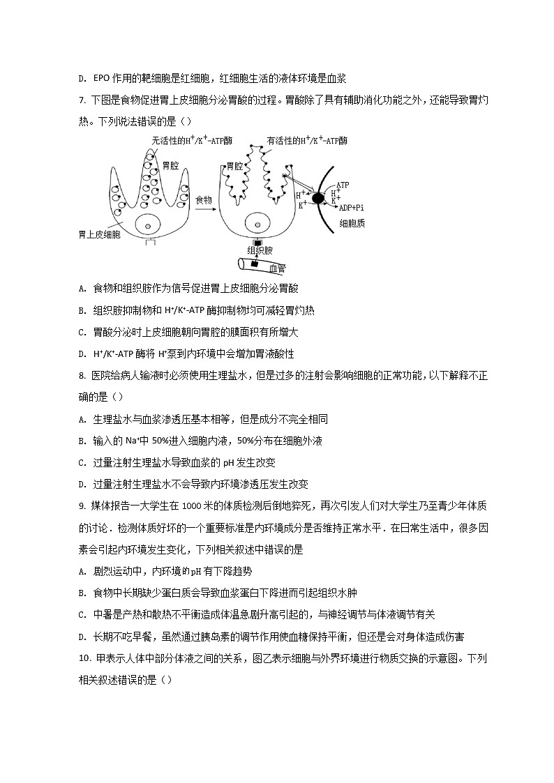 2022六安一中高二上学期期末生物试题含答案03
