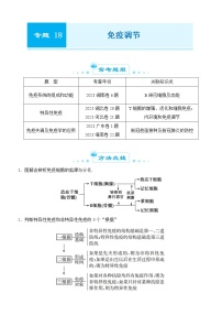 2022届优质校一模试卷专题汇编18  免疫调节 解析版