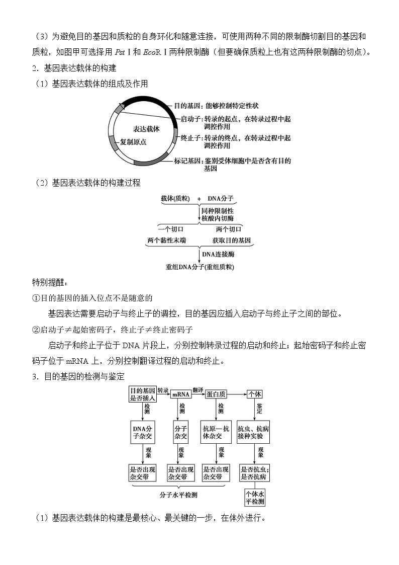 2022届优质校一模试卷专题汇编25  基因工程(含生物技术的安全性和伦理问题) 解析版第2页