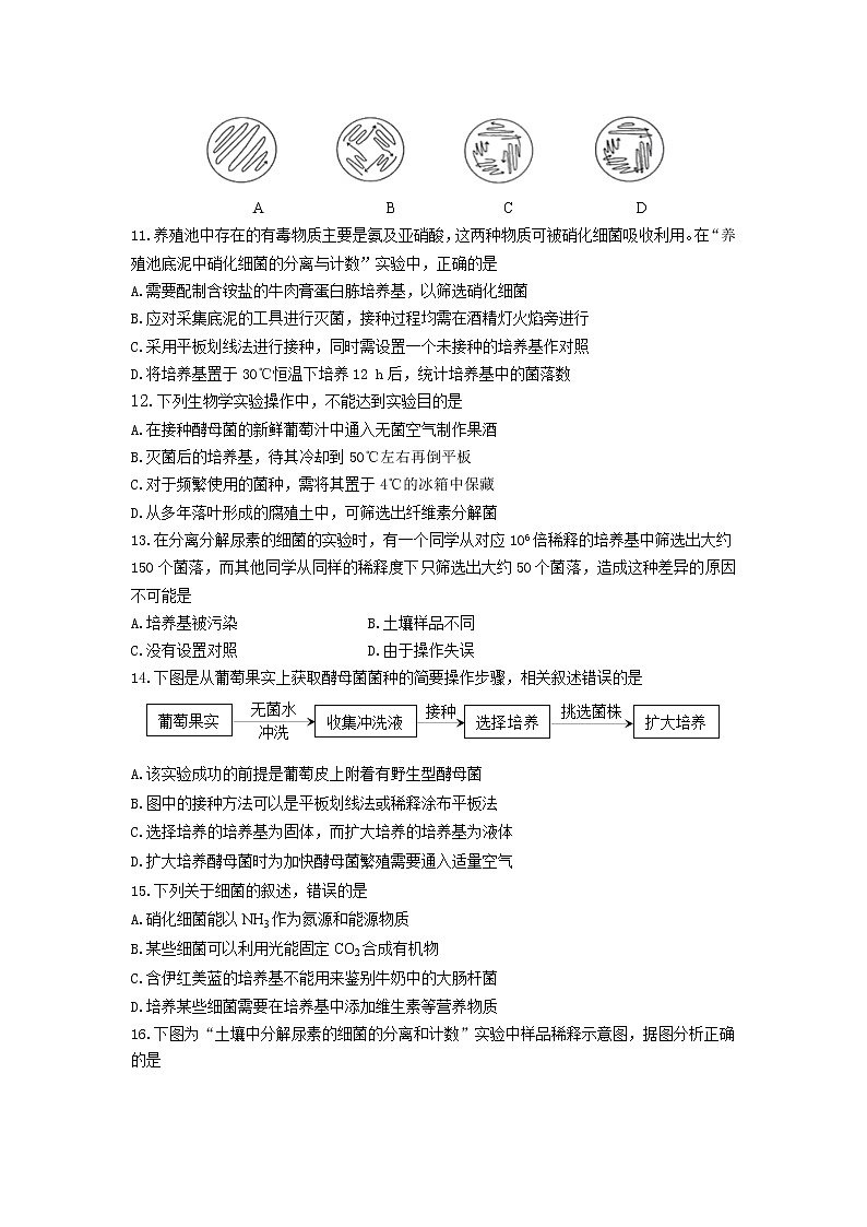 2020-2021学年四川省西昌市高二下学期期中检测生物试题含答案第3页