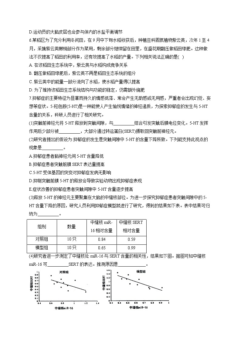 2022届高考生物仿真冲刺卷（全国卷）（5）第2页