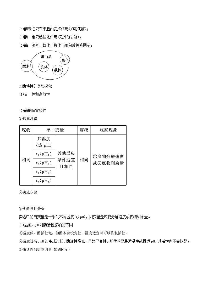 高考生物二轮复习突破专题03《酶和ATP》学案（含详解）第2页