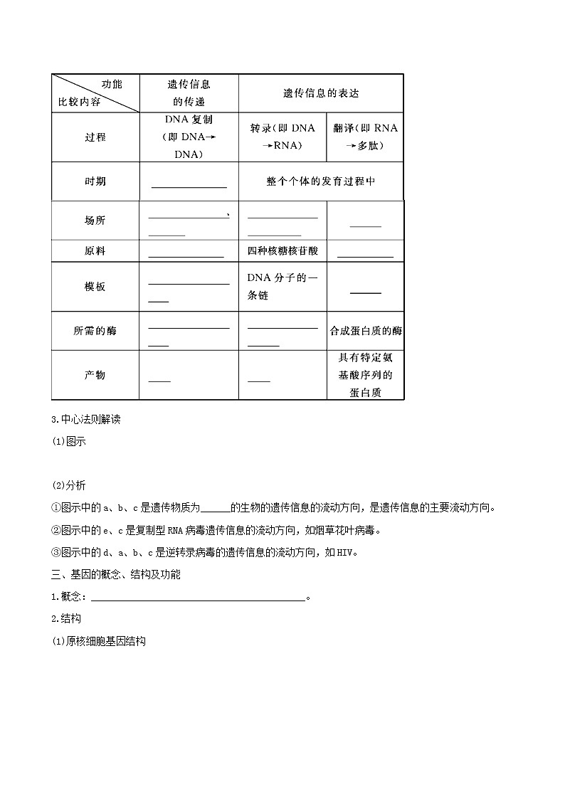 高考生物二轮复习突破专题07《遗传的分子基础》学案（含详解）03
