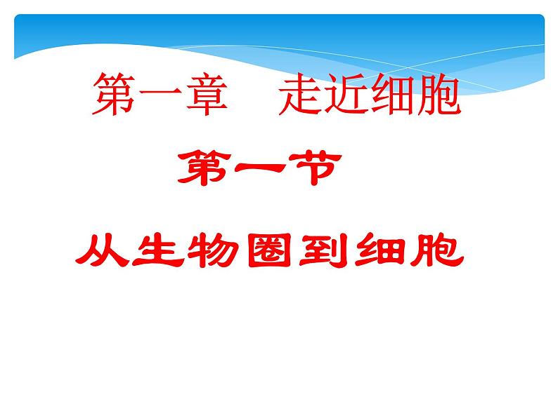 必修1 第1章 第1节细胞是生命活动的基本单位课件PPT第1页