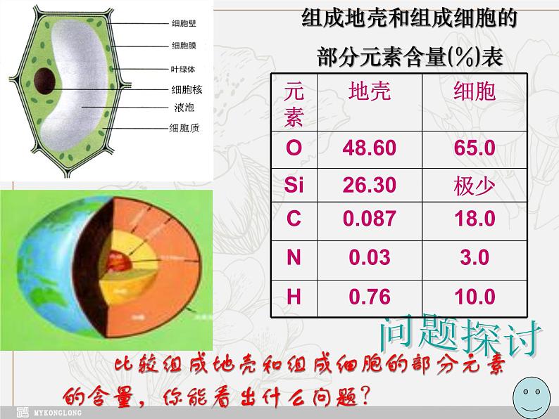 必修1 第2章 第1节细胞中的元素和化合物课件PPT03