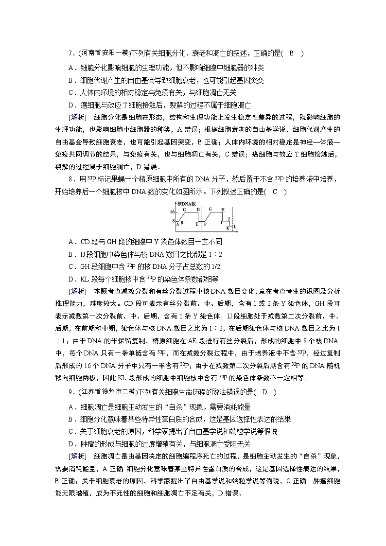 高考生物二轮复习精品练习：专题05《细胞的生命历程》（含详解）03
