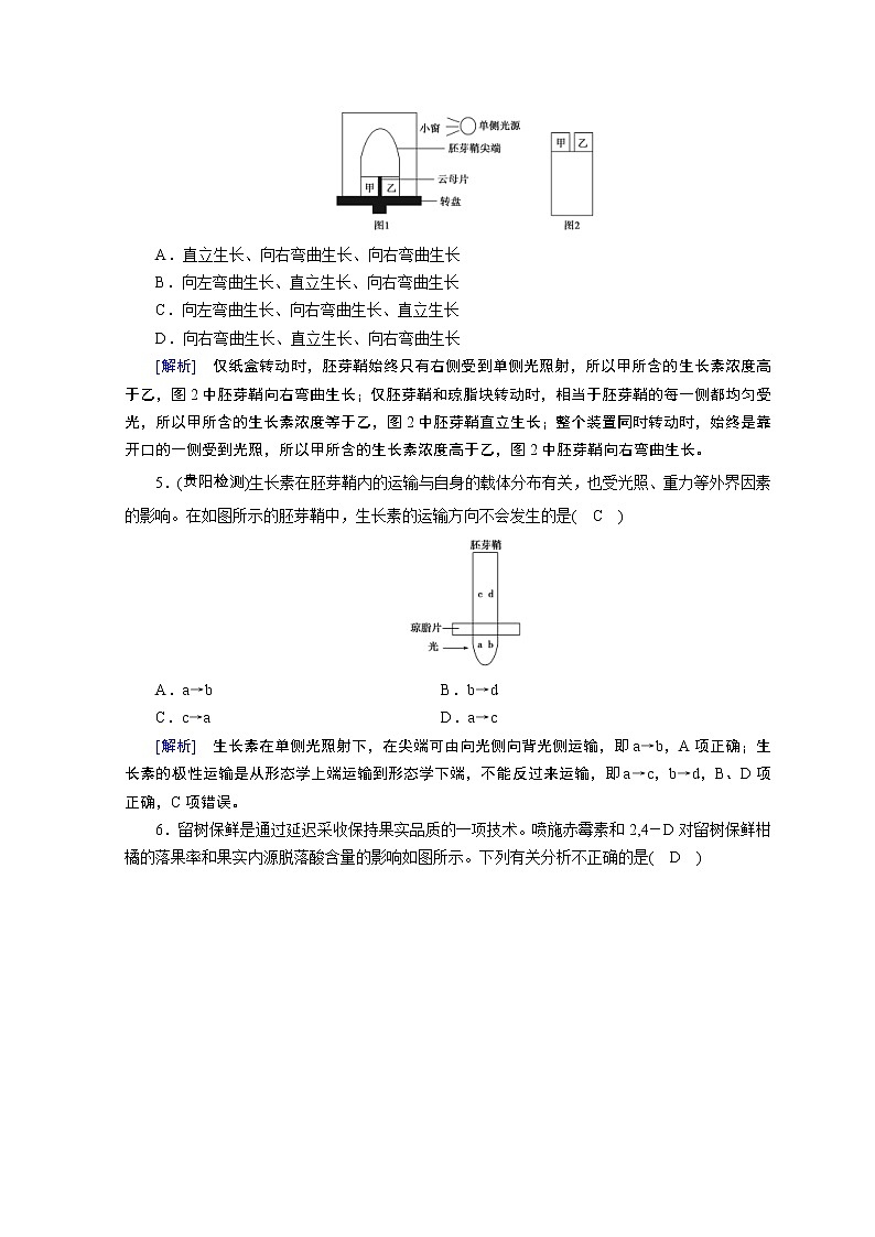 高考生物二轮复习精品练习：专题11《植物的激素调节》（含详解）02