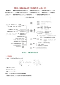 高考生物二轮复习核心考点冲刺专题05《细胞的生命历程含减数分裂》（含详解）