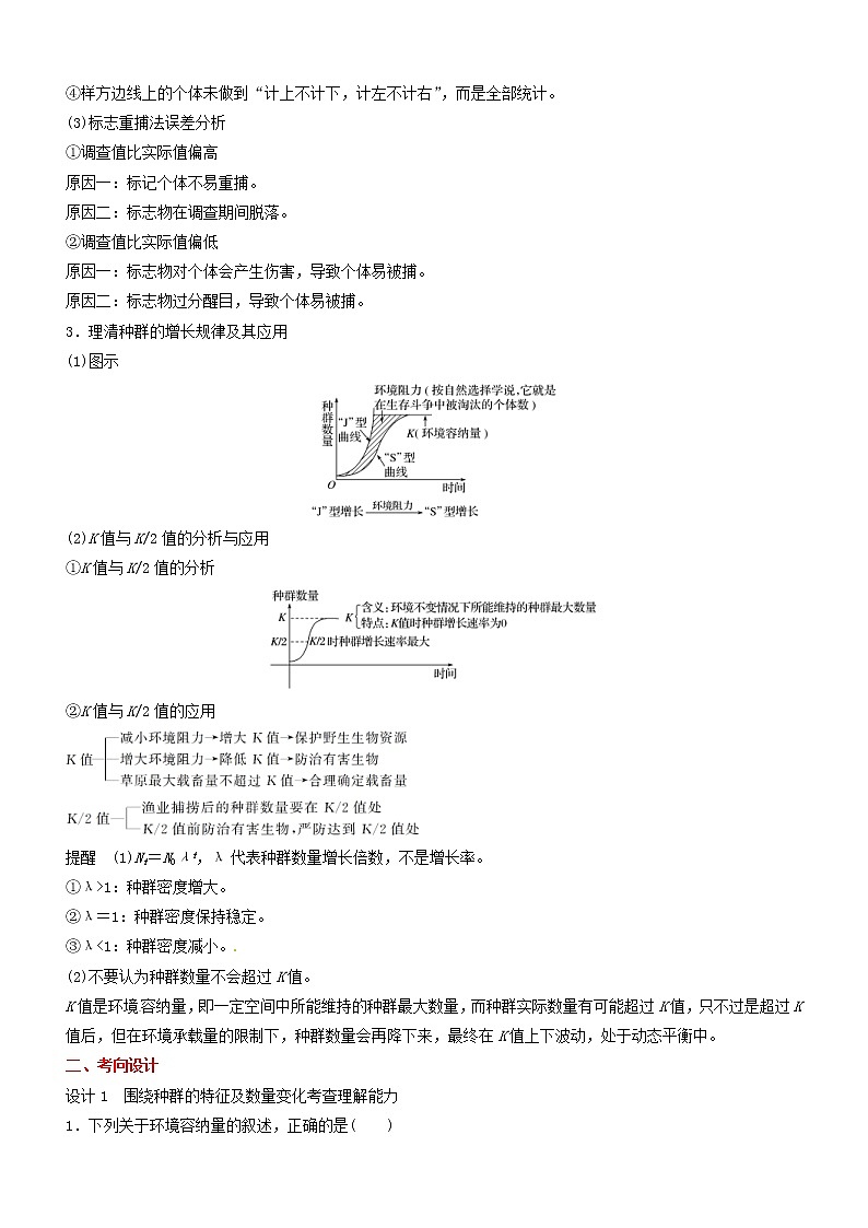 高考生物二轮复习核心考点冲刺专题12《种群与群落》（含详解）第2页