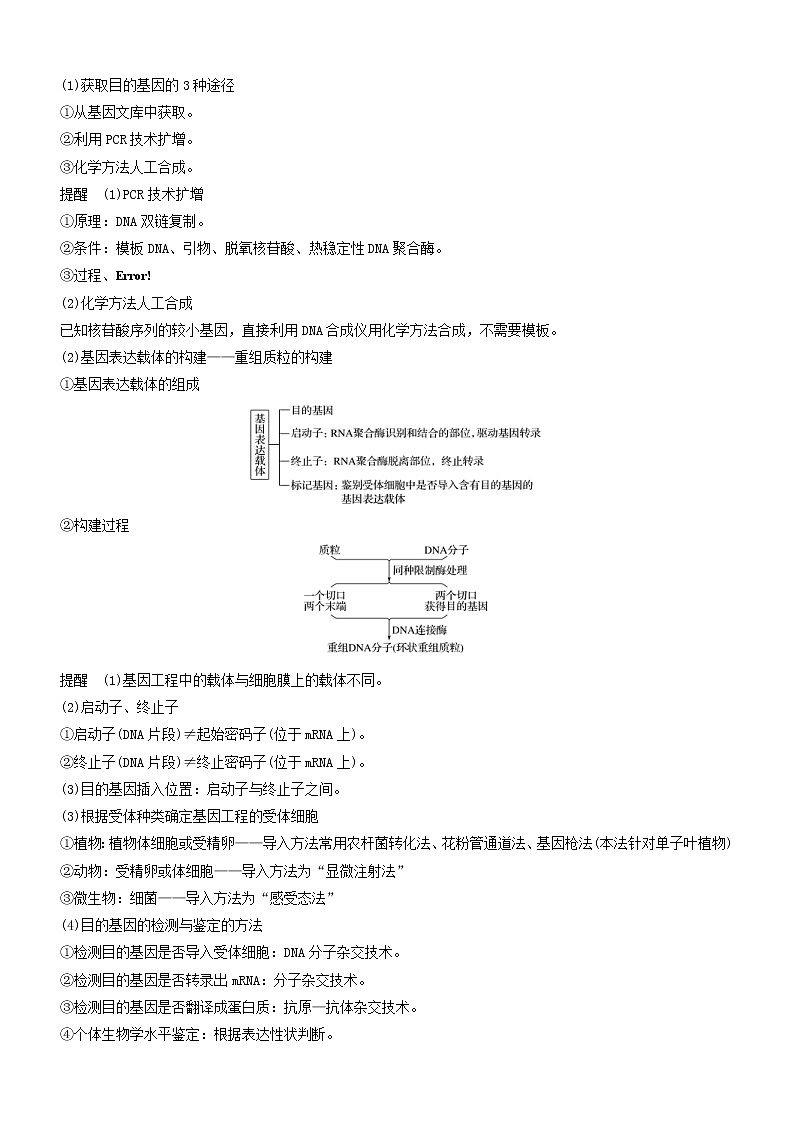 高考生物二轮复习核心考点冲刺专题16《基因工程与细胞工程》（含详解）第2页